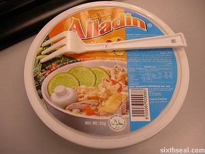 alladin lemon chicken noodles wait