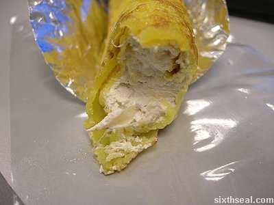 durian crepe filling