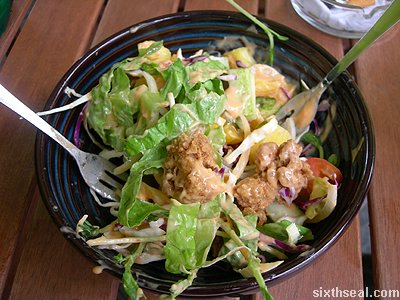lunch box cafe salad toss