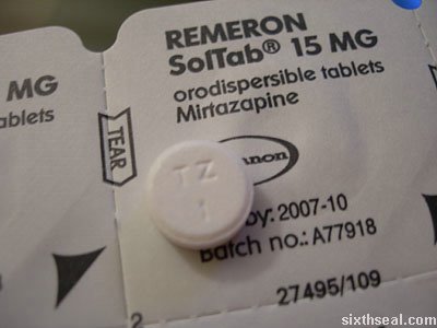 medication remeron tab