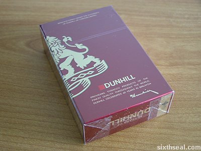 dunhill 40 pack back