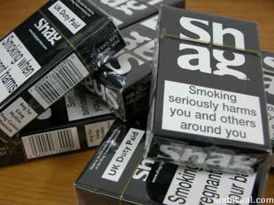 shag cigarettes carton