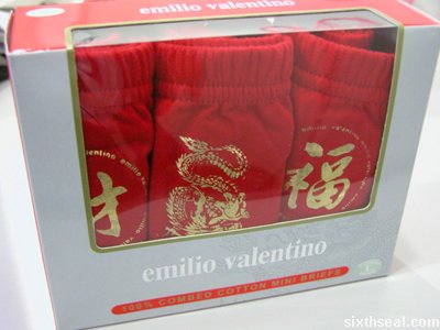 cny red underwear