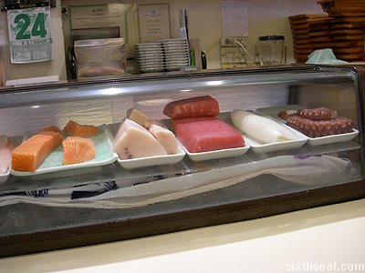 fresh sashimi