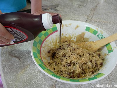bc chocolate chip add syrup