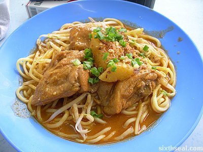 instant curry mee