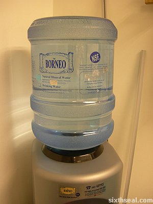 water cooler bottle mount