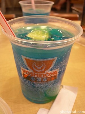 yoshinoya hawaiian pepsi ice