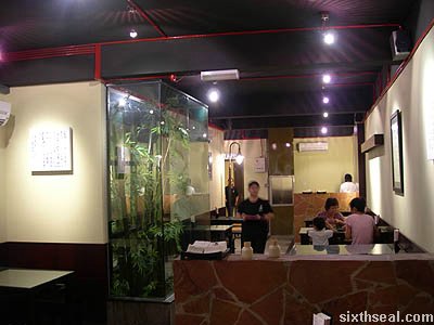 li bai fusion cafe lighting