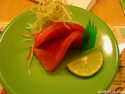 sushi tie maguro sashimi