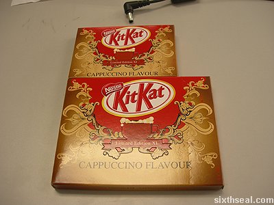 kitkat limited edition cappuccino size