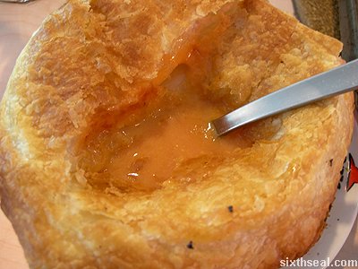 puff pastry soup tomato