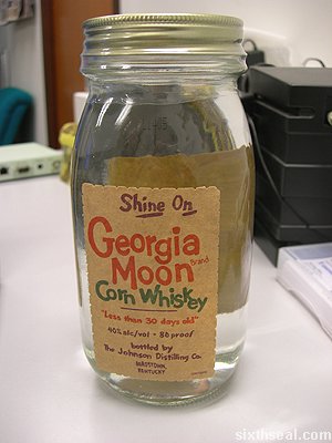 shine on georgia moon corn whiskey