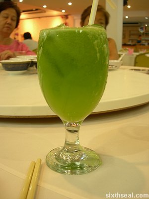 sheraton cucumber juice