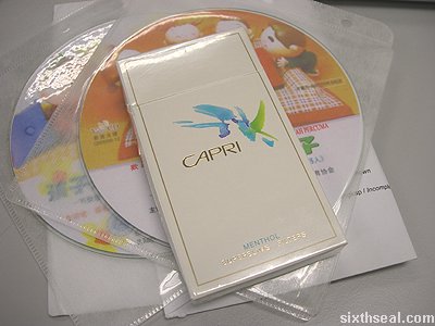 capri cigarettes conceal