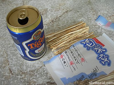 hot sake cod fish beer