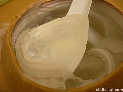 jelly coconut eat