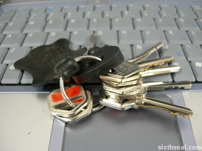 locked out thank god keys