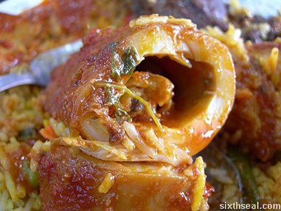 rm28 plate nasi kandar squid