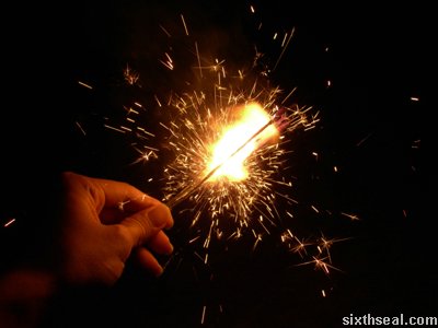 sibu sparkler burn