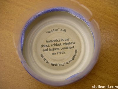 snapple antartica