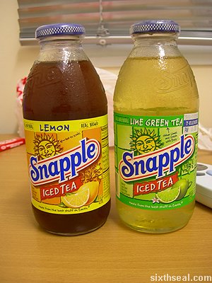 snapple double bottle