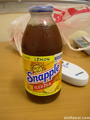 snapple iced tea lemon