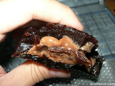 strange mooncakes chocolate bite