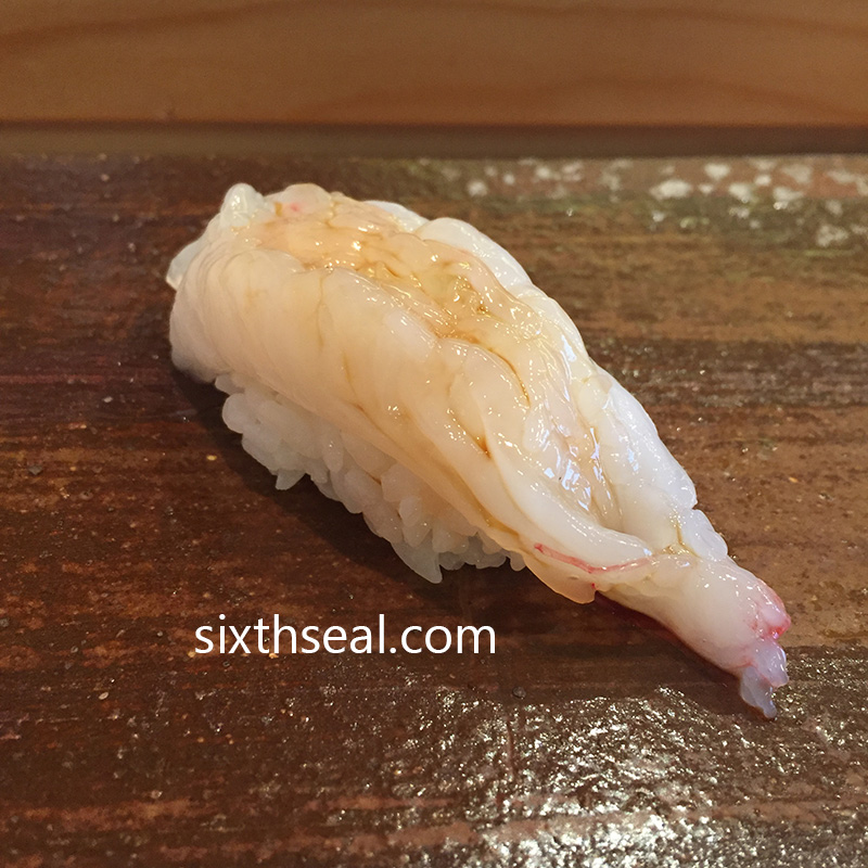Botan Ebi Shrimp Sushi