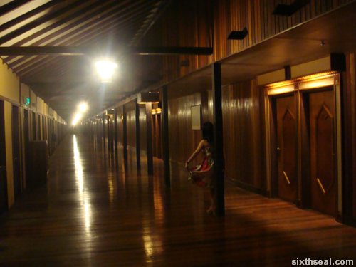 corridor night
