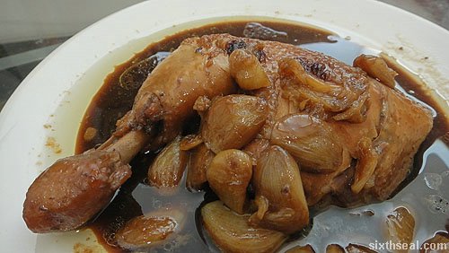 caramelized garlic chicken