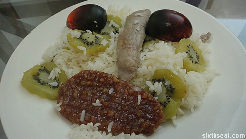 kiwi fruit rice