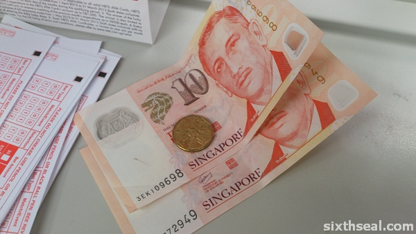singapore dollars